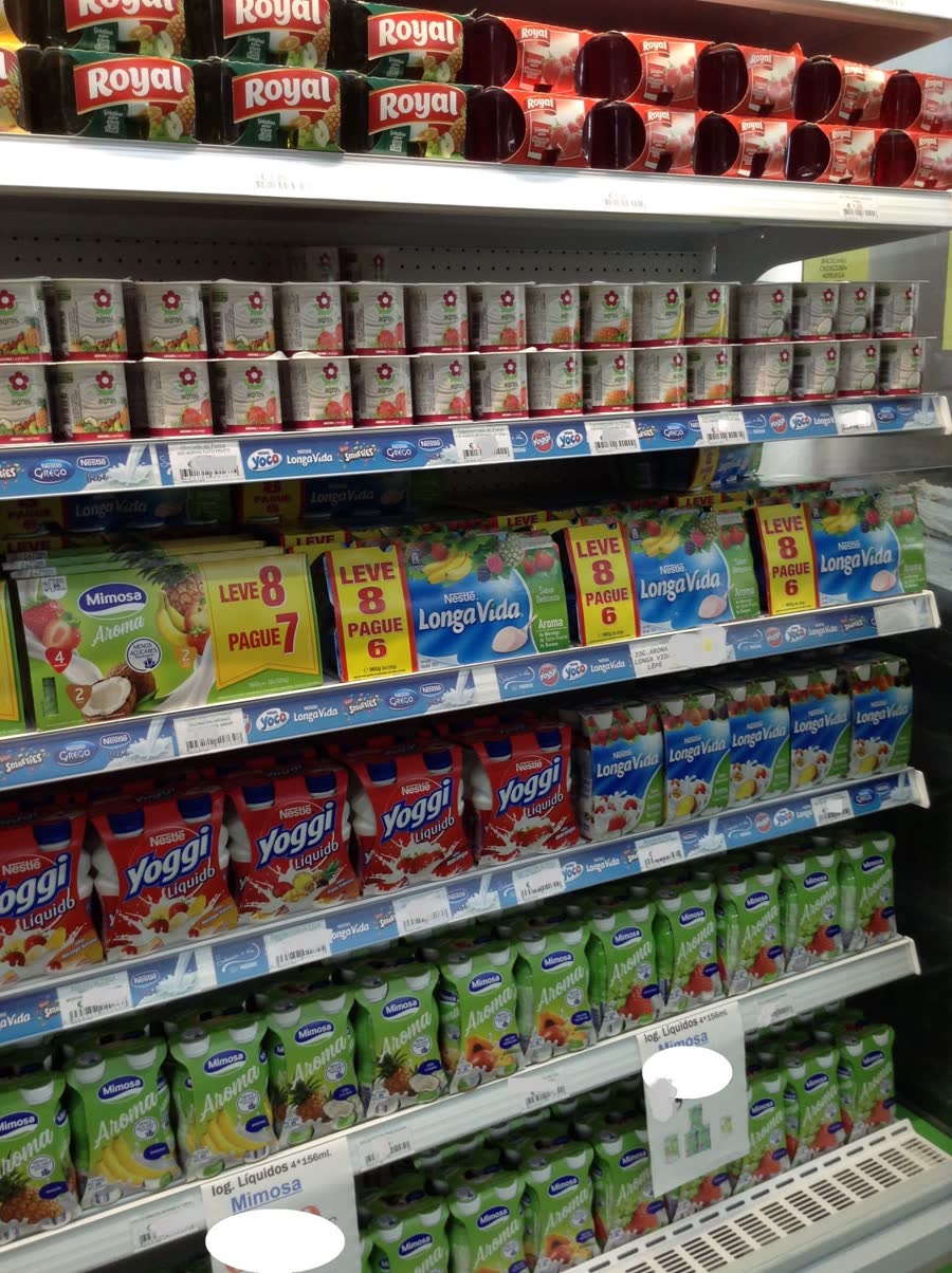 Iogurtes no Mercado da Forca